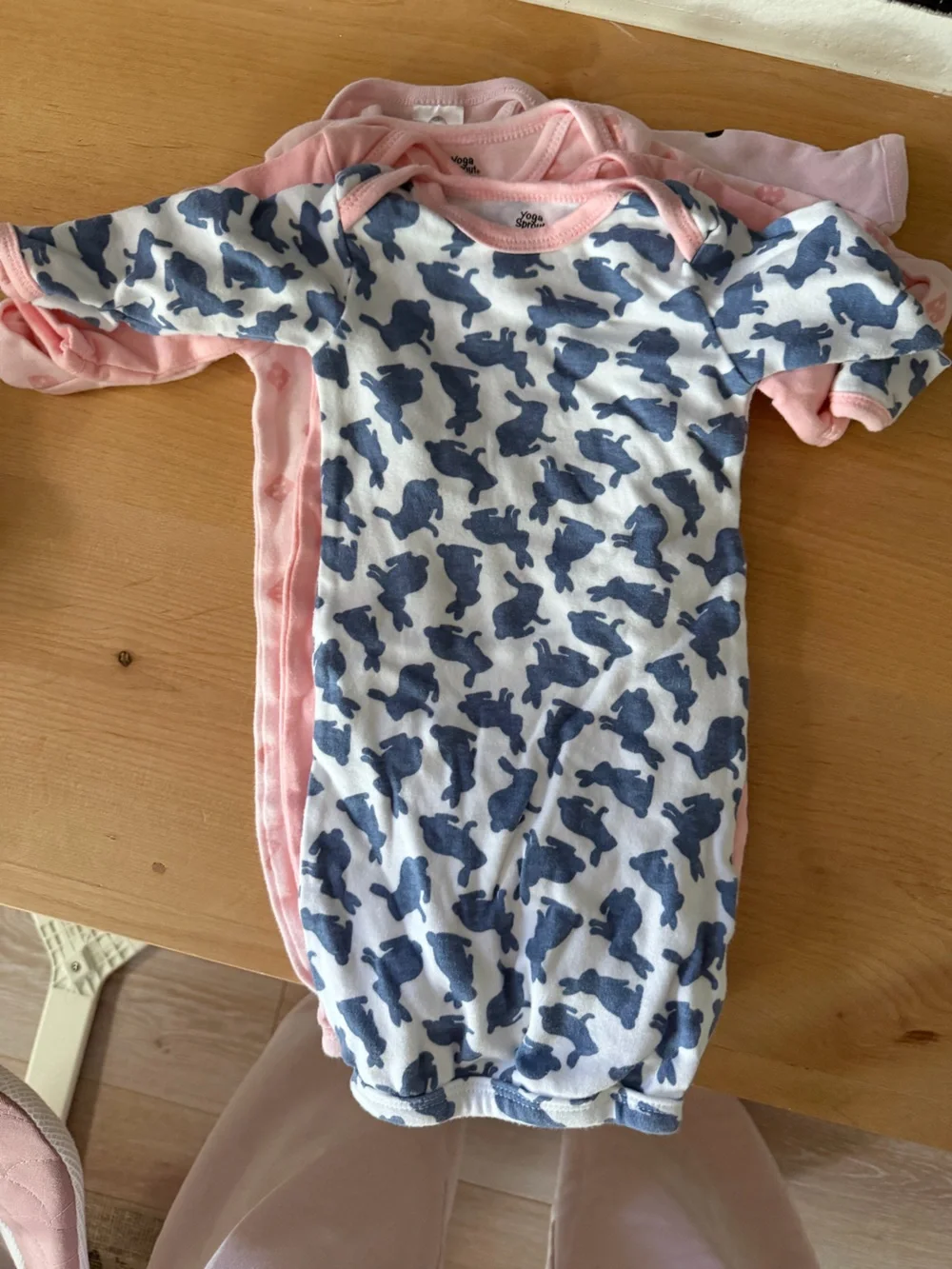PREMIE Girls' Pink Floral & Solid Snuggle Sleepwear Set
